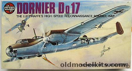 Airfix 1/72 Dornier Do-17 E/F, 04014-1 plastic model kit